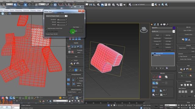 How to unwrap UV in 3Ds Max 2014 смотреть онлайн