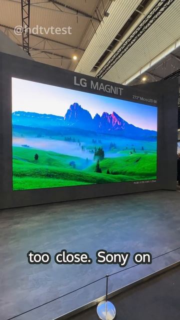 220" Sony Crystal LED vs 272" LG MicroLED TV! смотреть онлайн