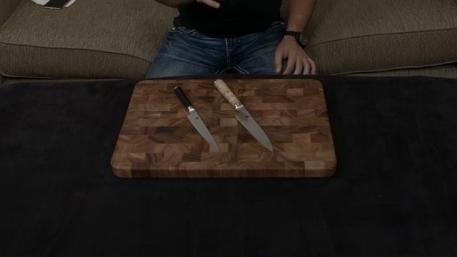 Miyabi Birchwood vs Shun Classic — Utility Knife. смотреть онлайн