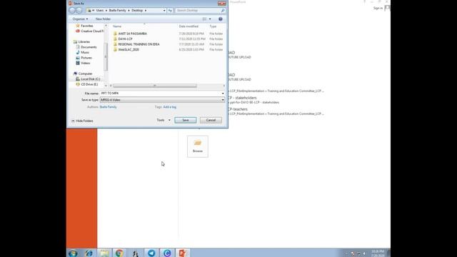 CONVERTING PPT TO MP4 By Teacher SHE смотреть онлайн