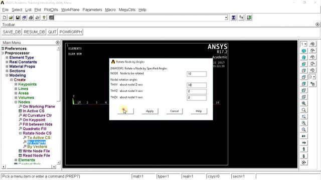 Solving BEAM Problem in ANSYS® APDL [T06] смотреть онлайн