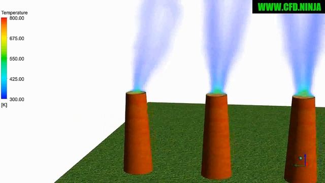 🥇 ANSYS CFX - Smokestack 3D смотреть онлайн