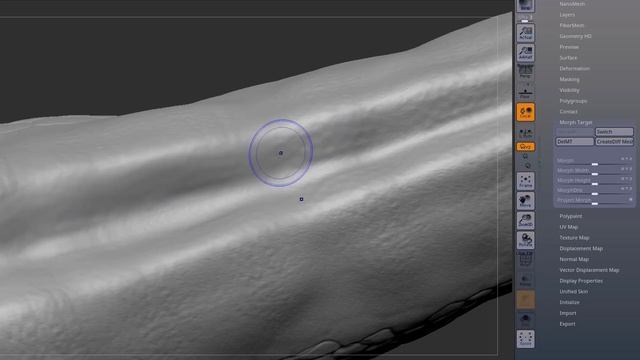 Zbrush - Increase Detail with Morph Target смотреть онлайн