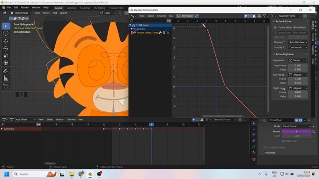 Rigging a 2D Animated Character - Part 9: Time Offset Modifiers and Drivers (Blender Grease Pencil) смотреть онлайн