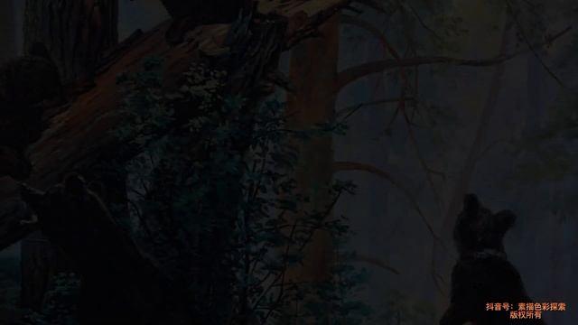 Morning oil painting of hischkin Songlin希施金《松林的早晨》Иван Шишкин Утро в сосновом лесу 油画Oil Paintin смотреть онлайн