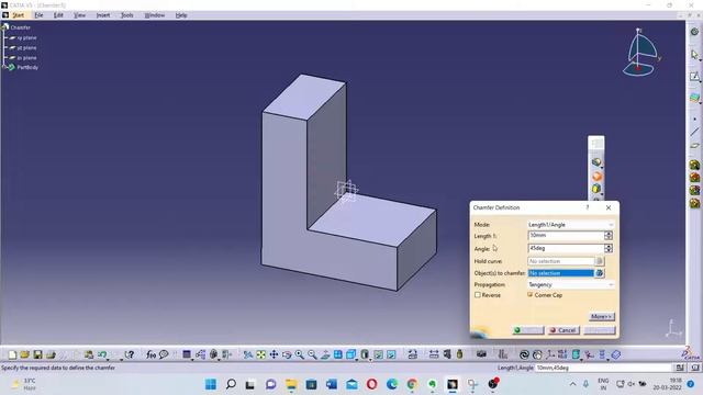 Chamfering Tutorial - Catia V5 смотреть онлайн