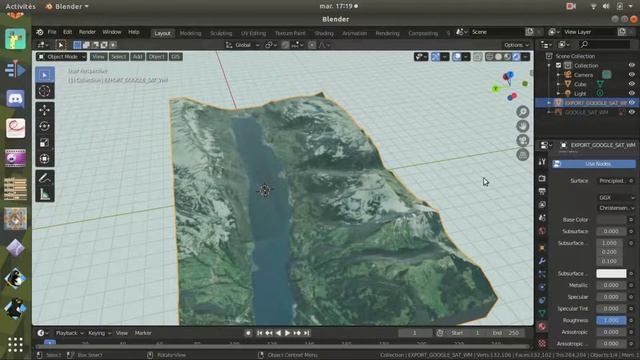 How to use GIS add-on in Blender to create 3D maps. смотреть онлайн
