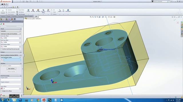 HSMWorks Tutorial: Setting up a coordinate system смотреть онлайн