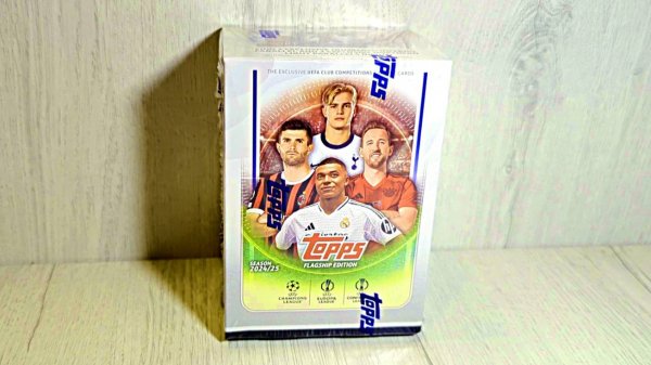 Topps UEFA Club Competitions 2024-2025 - открываем 1 бокс #2