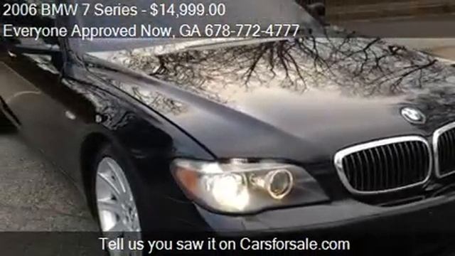 2006 BMW 7 Series for sale in Atlanta, GA 30096 at the Every смотреть онлайн