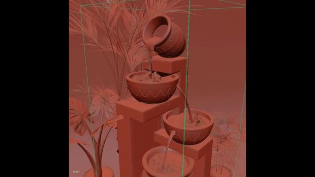 WATER FOUNTAIN simulation 3ds max PhoenixFD DOWNLOAD SCENE смотреть онлайн