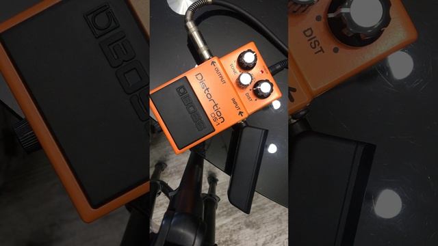 Boss DS-1 Distortion проверка педали с гитарой смотреть онлайн