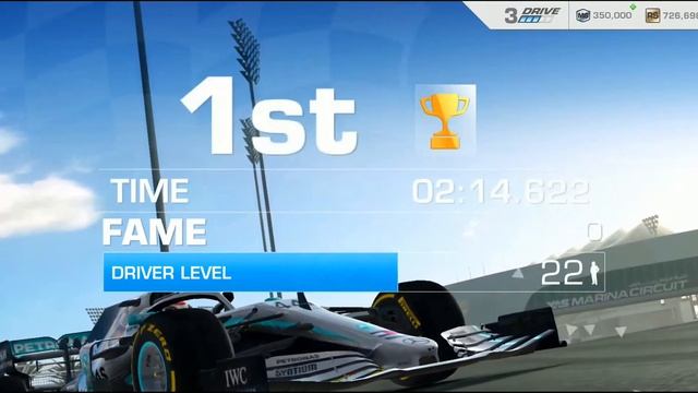 Mercedes AMG F1 Practice Racing With Lewis Hamilton Onboard ( Real Racing 3 Formula 1 Gameplay ) смотреть онлайн