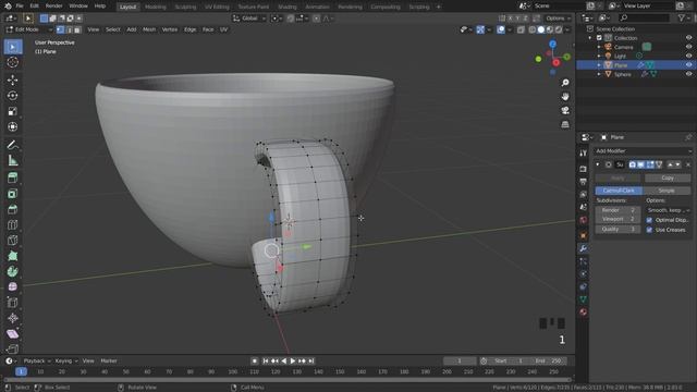 How to make 3d Glass coffee cup in blender 2.83 | Transparent glass cup modelling | Coffee Cup | Te смотреть онлайн