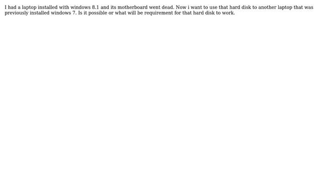 Installing hard disk drive that has windows 8.1 to laptop previously had windows 7 смотреть онлайн