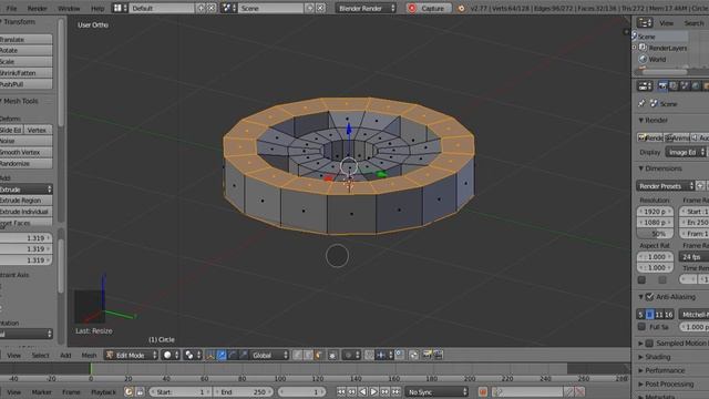 barbell plate modeling in blender - HD смотреть онлайн