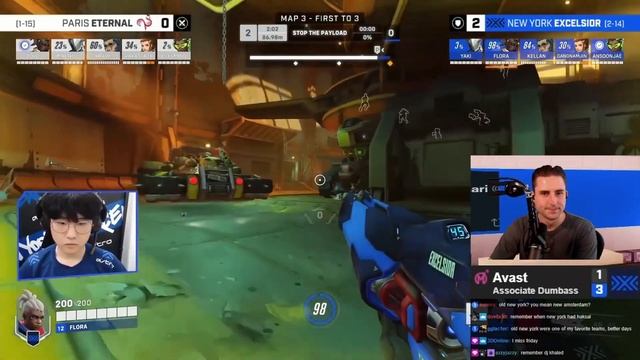 Avast co-streams Paris Eternal vs NYXL | OWL Season 5 - Week 18 - Day 1 - Match 2 смотреть онлайн