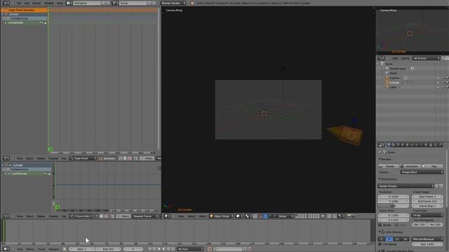 Blender 2.68 Tutorial -Your First animation! Matrix Bullet effect смотреть онлайн