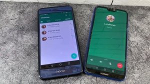 WhatsApp Incoming Call Huawei vs Honor