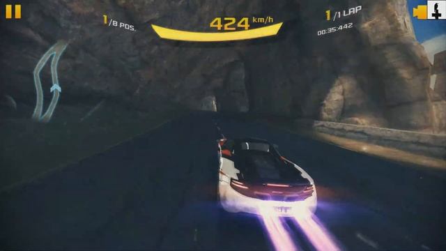 Asphalt_8 Rookie A class cup Dragon's Den McLaren 12C Spider 1:03:459 смотреть онлайн
