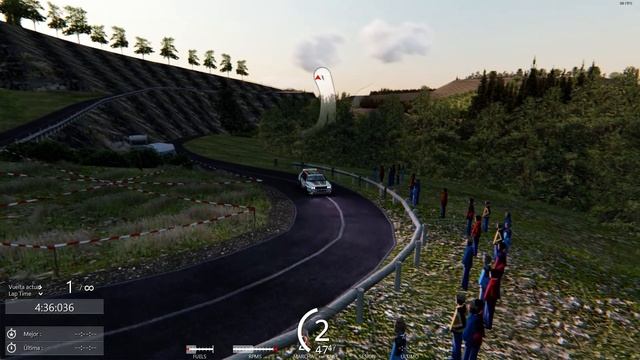 Assetto Corsa Col Du Vaumont. Lancia Delta Integrale GrA Alitalia. (Camara TV) смотреть онлайн