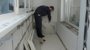 Монтаж утеплителя LOGICPIR Балкон