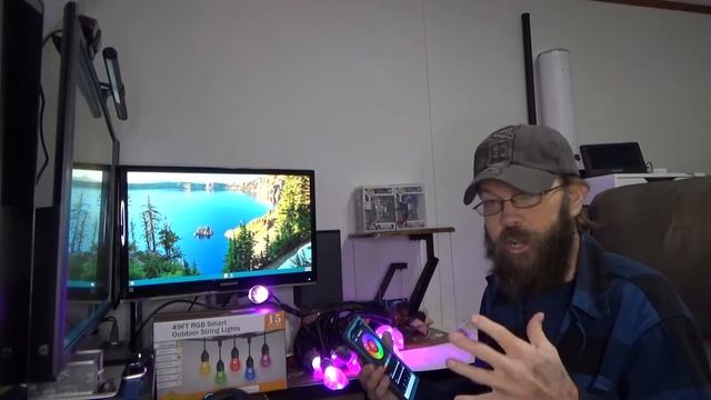XMCOSY+ Outdoor RGB LED String Lights