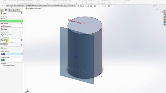 3GIG TECNO SolidWorks Aufgabe 4 c Zylindrische Werkstücke смотреть онлайн