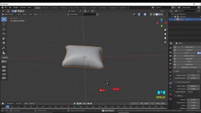 Make a realistic cushion in blender 2.93.1 | Blender cushion смотреть онлайн