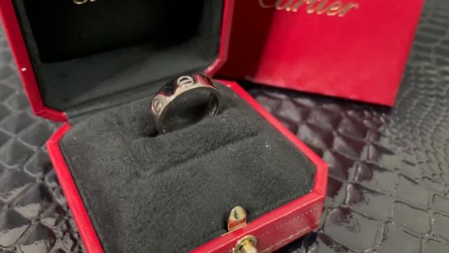 Кольцо Cartier LOVE смотреть онлайн