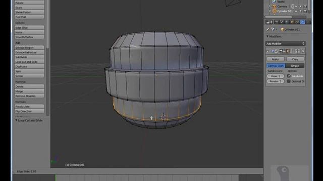 Blender 3D Guia Usuario - Modelagem - Modificadores Subdivion Surface & Solidify смотреть онлайн