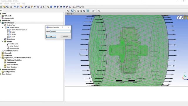 Fluid Flow Through A Turbine | Fluid-Flow-CFX  |ANSYS