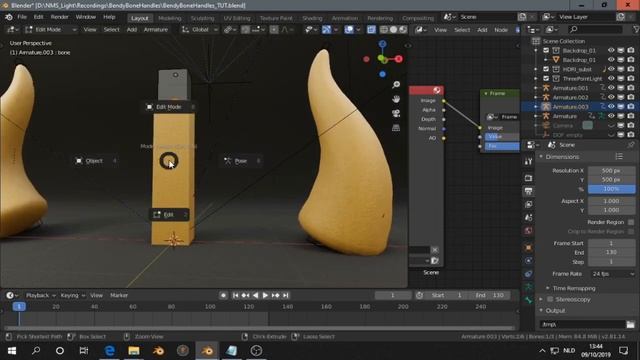 Bendy Bone Handles Addon - Blender 2.8 смотреть онлайн