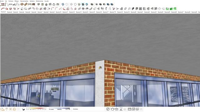 Modelado del hotel SENA BOGOTÁ 4 skp SketchUp Pro 2019 2020 08 31 смотреть онлайн