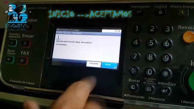 AGREGAR TONER DESPUES DE CAMBIAR REVELADOR KYOCERA 6025-6525 смотреть онлайн