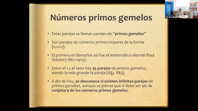 Conferencia "Números primos, amigos, perfectos, gemelos y demás parentela" смотреть онлайн