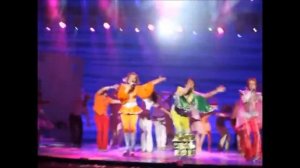 Финал мюзикла Mamma MIA в Санкт Петербурге
