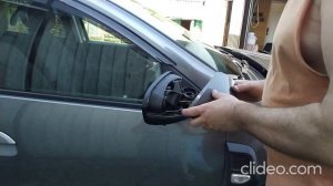 Снятие крышки правого зеркала Рено Дастер 2