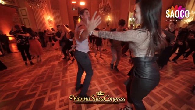 Roland Stettler and Barbara Materka Cha-cha-cha Dancing at Vienna Salsa Congress 2019, Fri 06.12.19 смотреть онлайн
