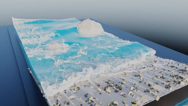 Blender Flip Fluids - Satisfying Beach смотреть онлайн