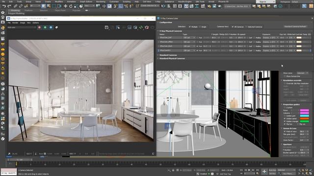 Working with camera settings and lens effects in V-Ray for 3ds Max смотреть онлайн