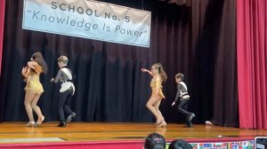 dancing salsa at our international night at cliffside park school N 5 😃 Niños bailarines de salsa