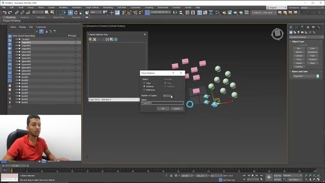 13 | 3ds Max COMO GUARDAR SELECCIONES [Manage Selection Set] | Español смотреть онлайн