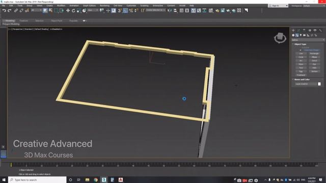How to make ceiling corniche using sweep profile modifier смотреть онлайн