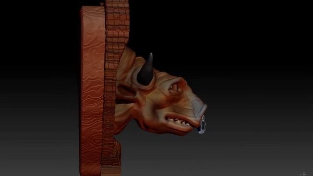 Tauren like head zbrush sculpt смотреть онлайн