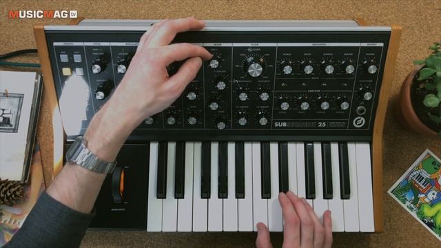 Moog Subsequent 25 - подробный обзор и демо смотреть онлайн