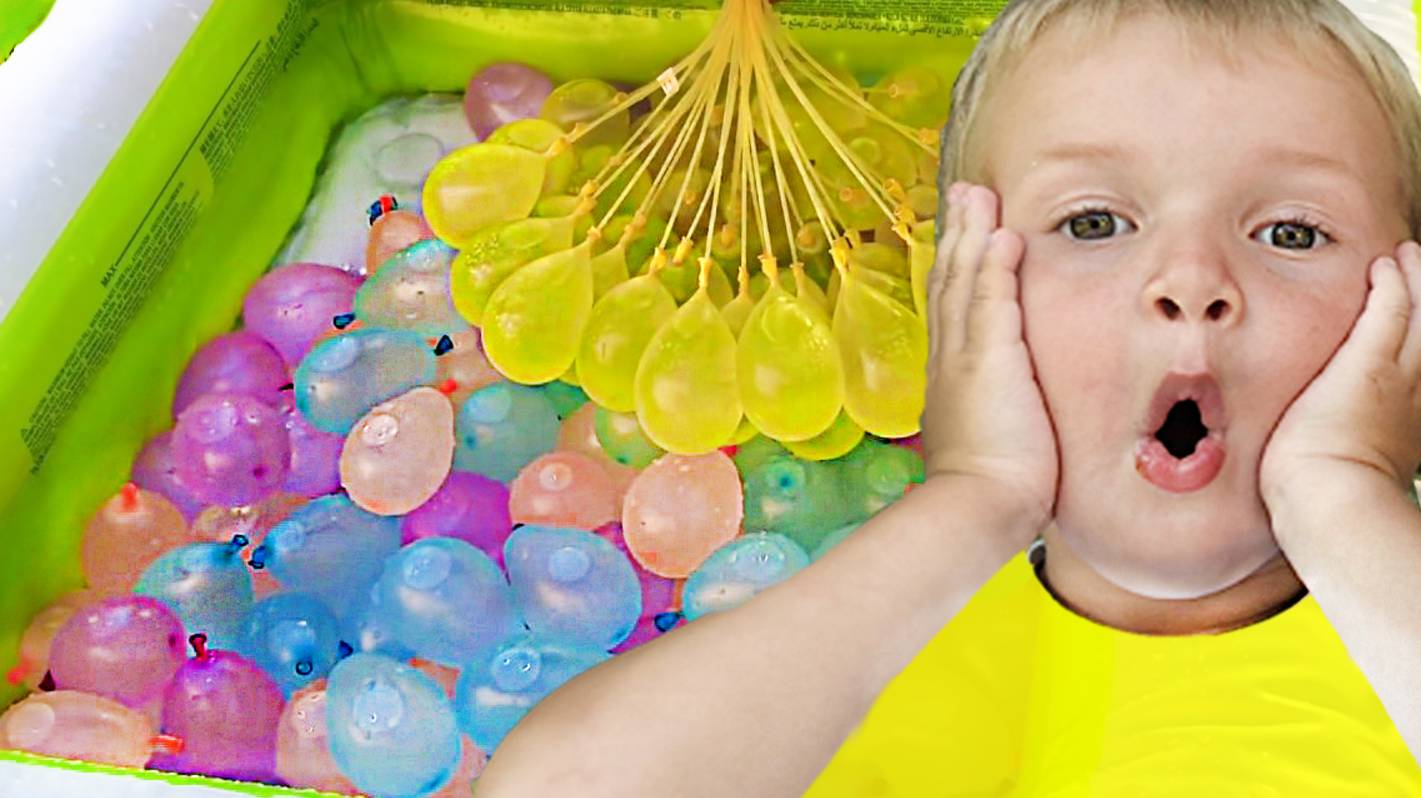 Учим цвета | Развивающее видео для детей | Лопаем Шарики с водой смотреть онлайн