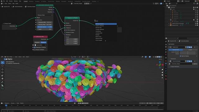 LIVENODING Succulent Suzanne Flowers Using Geometry Nodes смотреть онлайн