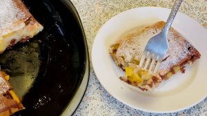 Постный яблочный пирог с шоколадным вкусом