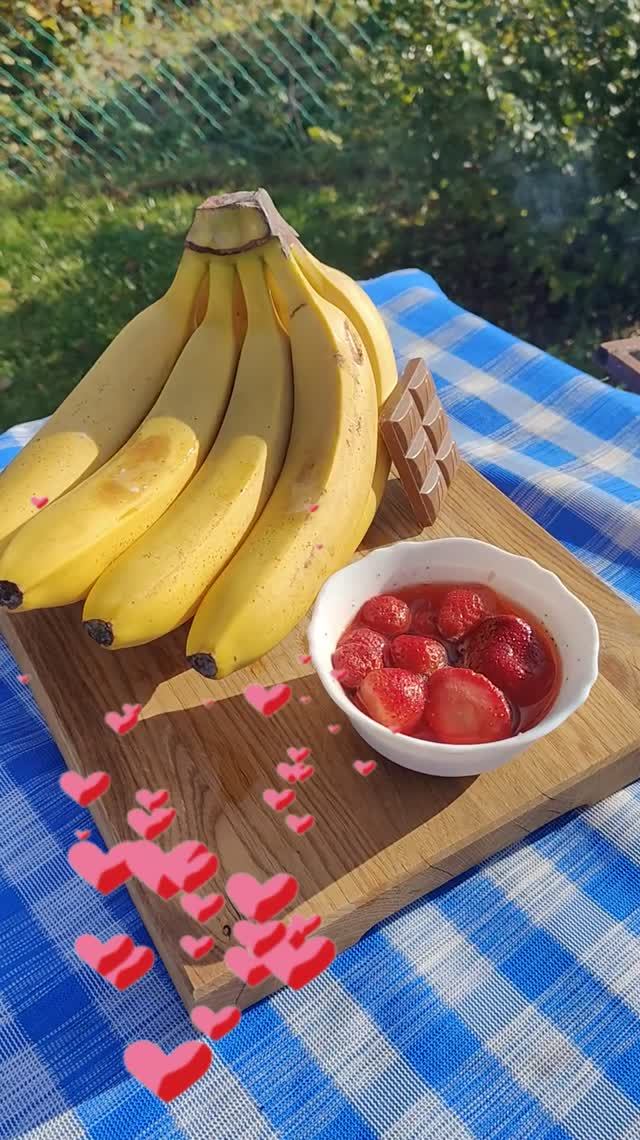 Самый простой и вкусный десерт  на мангале!!